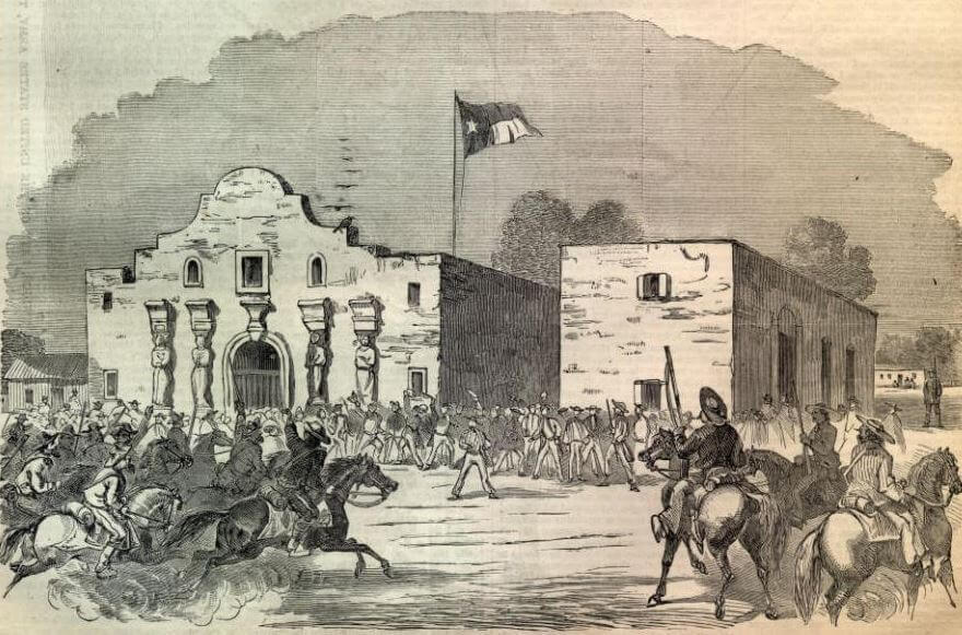 Retrato de la famosa "Batalla de González".