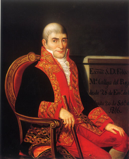 Retrato del Virrey Félix María Calleja.