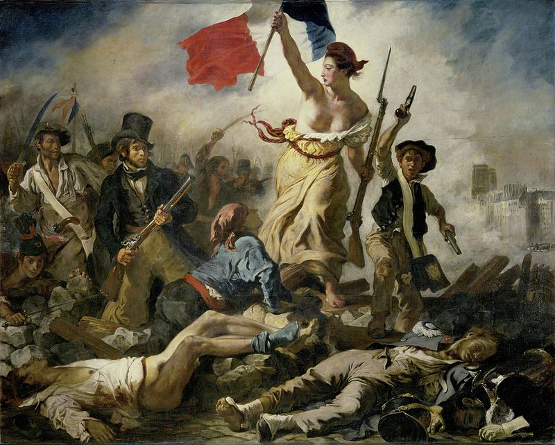 La libertad guiando al pueblo - Eugéne Delacroix