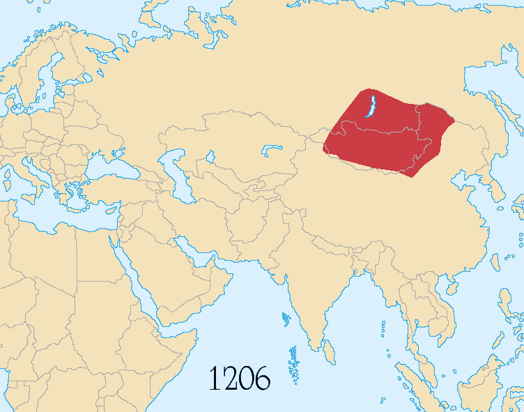 Expansión del territorio mongol.