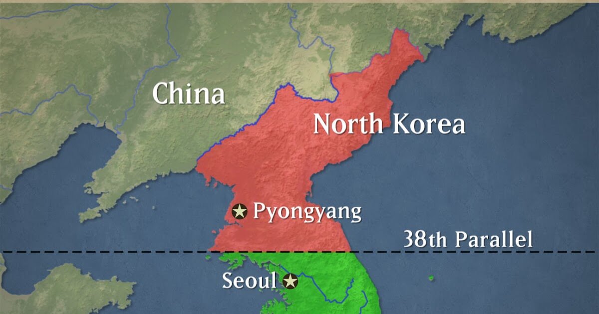 Guerra de Corea, paralelo 38.