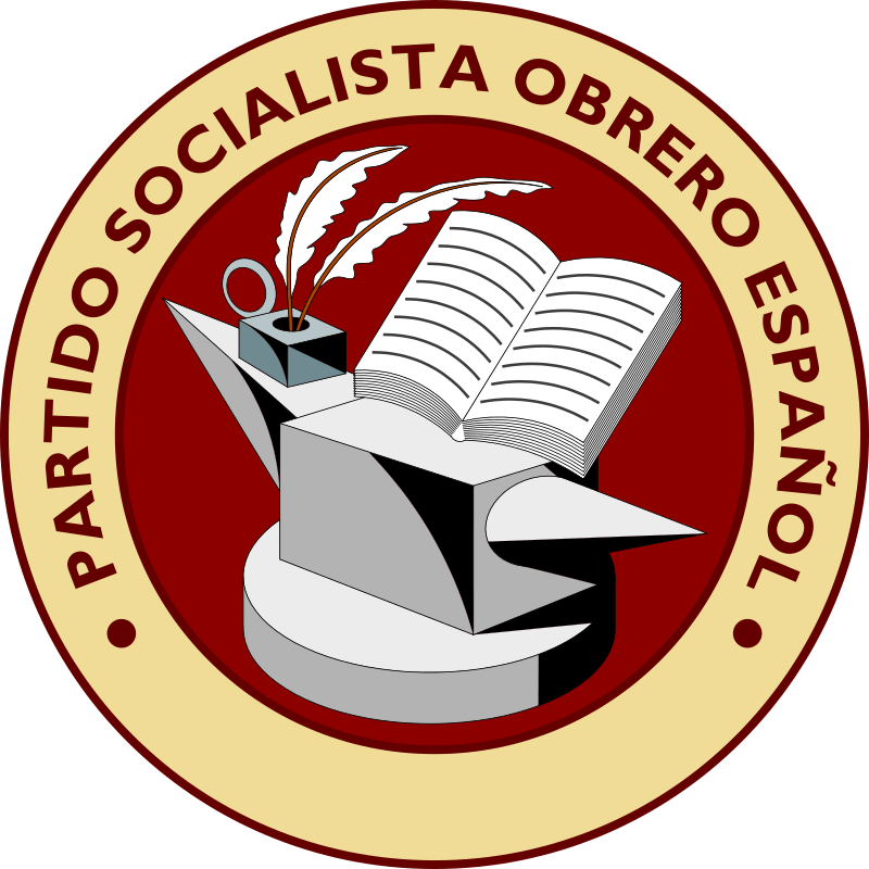 Primer logotipo conocido del PSOE.