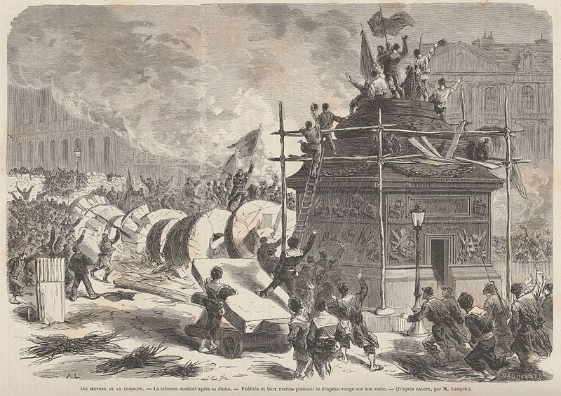 París durante la Comuna en 1871