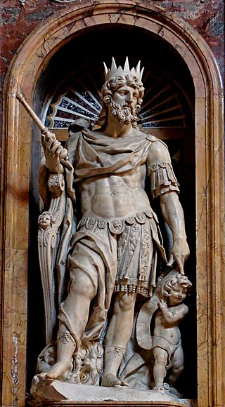 Estatua del Rey David por Nicolas Cordier