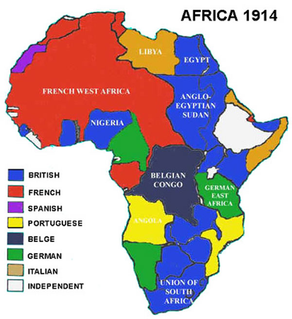 África colonizada