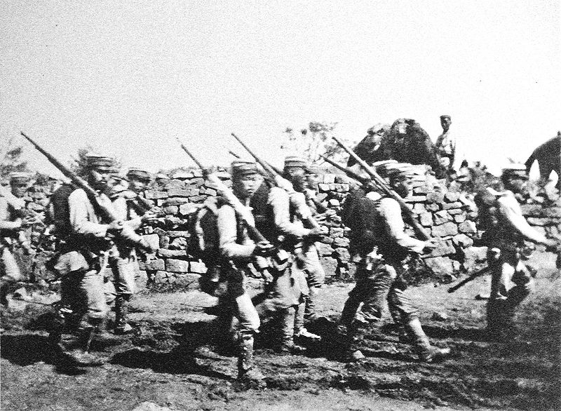 Soldados japoneses 1904